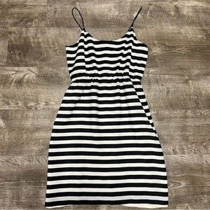 JCrew Striped Spaghetti Strap Dress Size 2